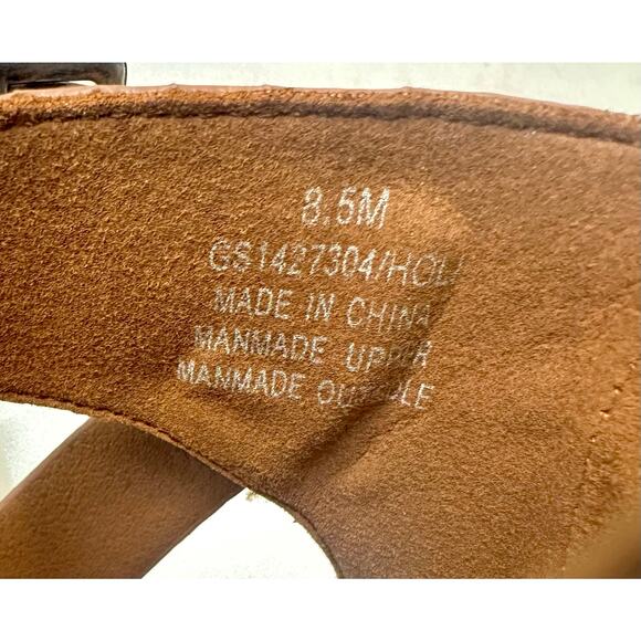 MIA Women's Lunna Round Toe Platform Sandals Cognac Size 8.5M NEW - Picture 5 of 7